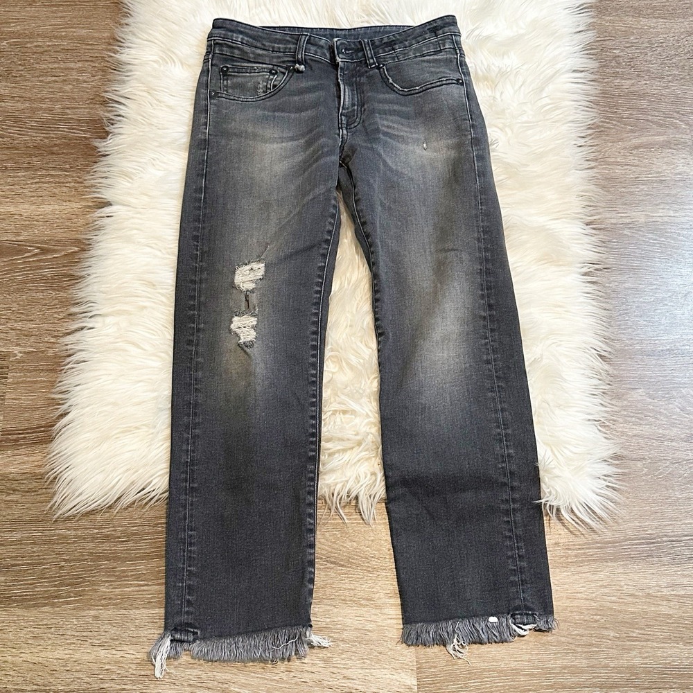 R13 Womens Boy Straight Jeans Size 24